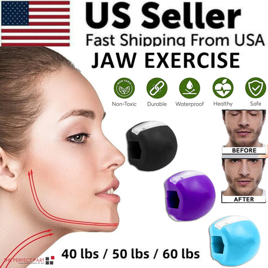 3PCS Jawline Exerciser – Mouth Exercise Ball & Neck Face Trainer for Toning & Strengthening